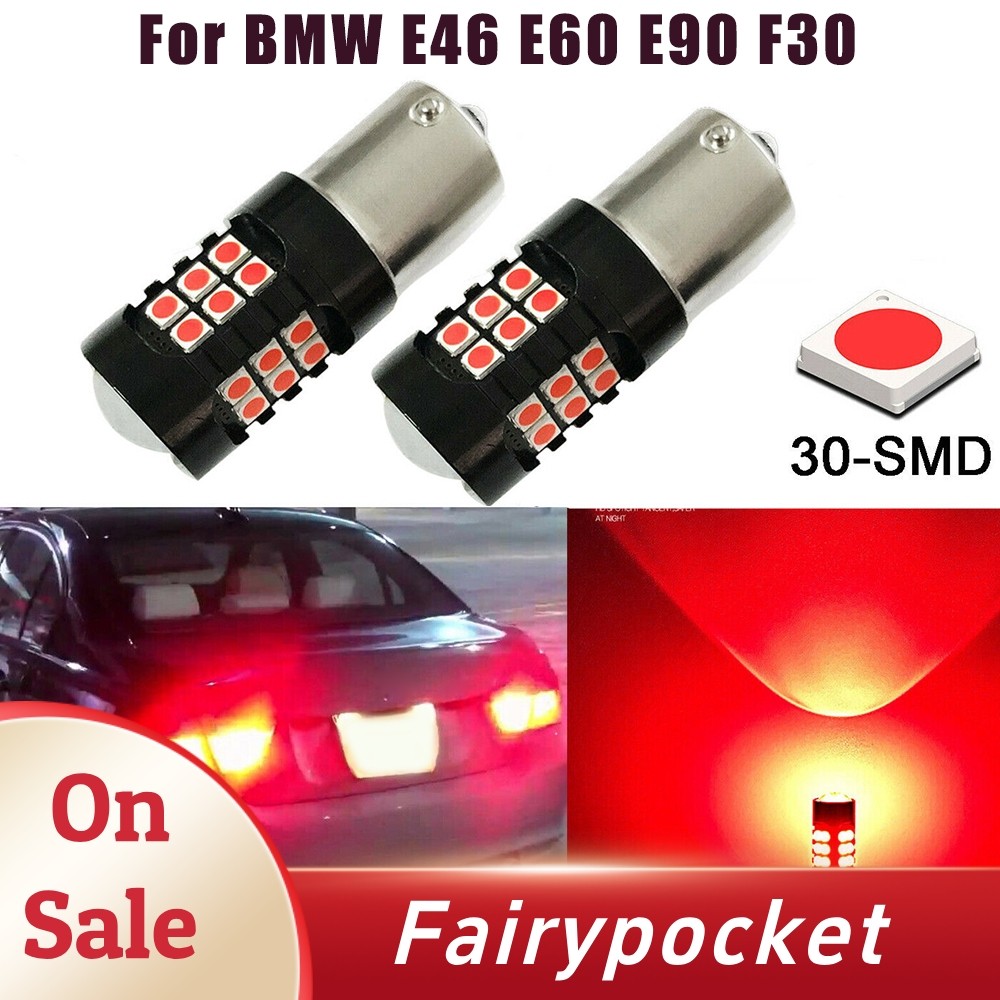 [FTP] LED สีแดง 30SMD Strobe กระพริบไฟท้ายเบรคหลอดไฟสําหรับสําหรับสําหรับสําหรับ BMW E46 E60 E90 F30