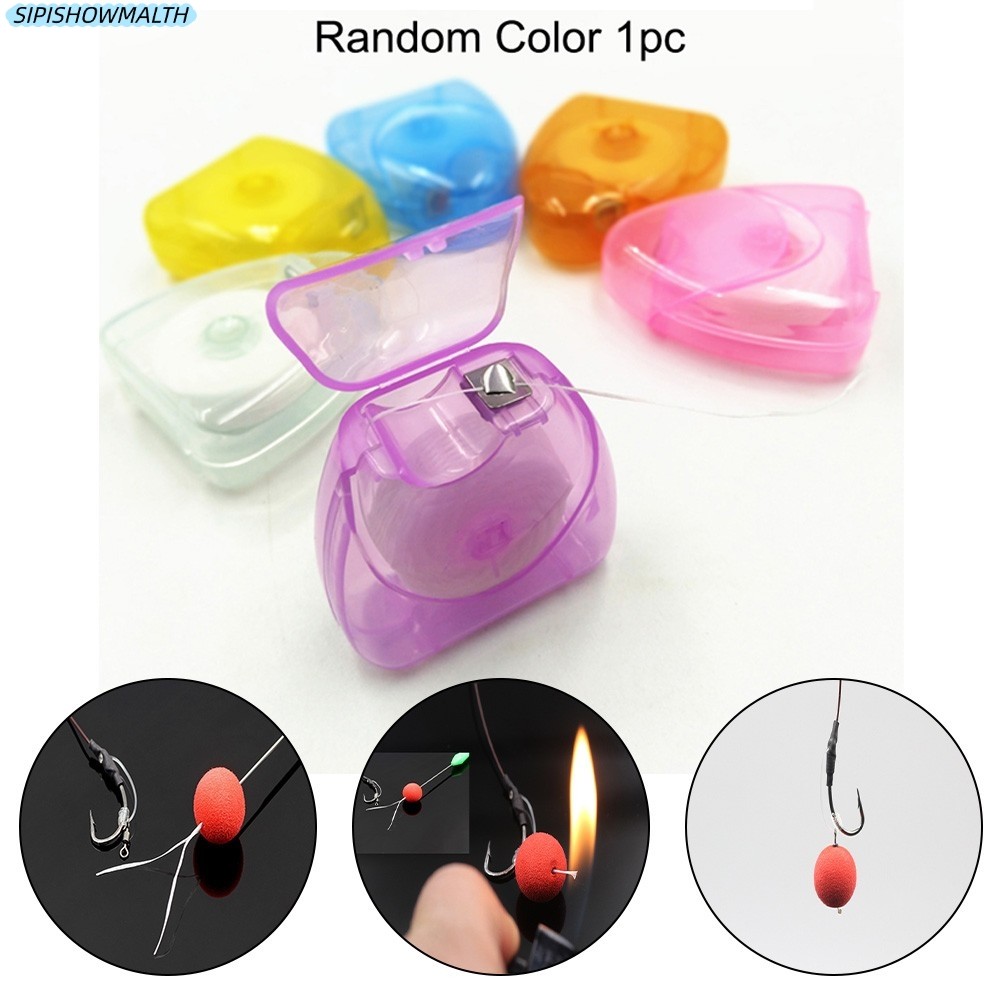 HOT Ready Stock 50m เหยื่อตกปลาคาร์พไหมขัดฟัน -Ups Boilie Holder Line สําหรับ CHOD Ronnie Rig Tool