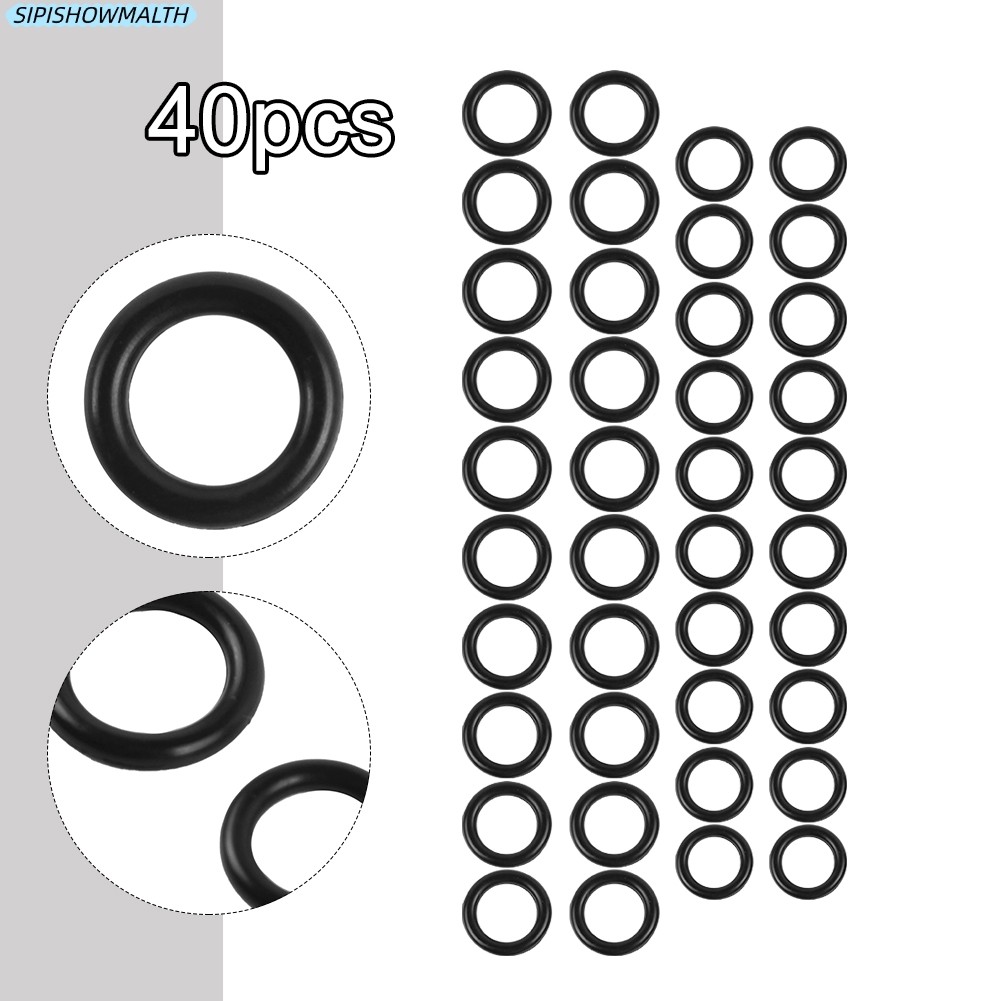 HOT Ready Stock 40 ชิ้น/เซ็ต /4 M22 + 3/8 O-Rings สําหรับเครื่องซักผ้าความดันท่อตัดการเชื่อมต่ออย่าง
