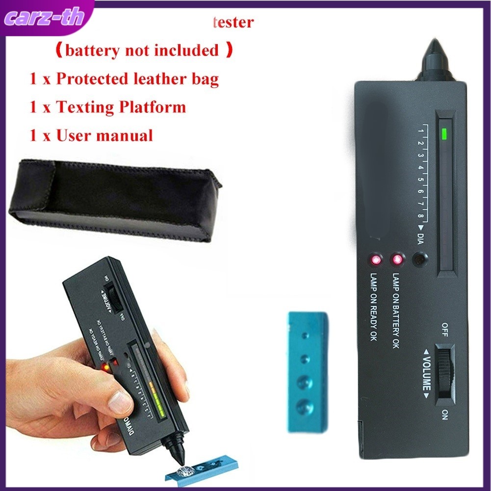 [crazyhome] ส่วนลดกระหน่ําDiamond Tester Gemstone Testion Kit Digital Electronic Tester