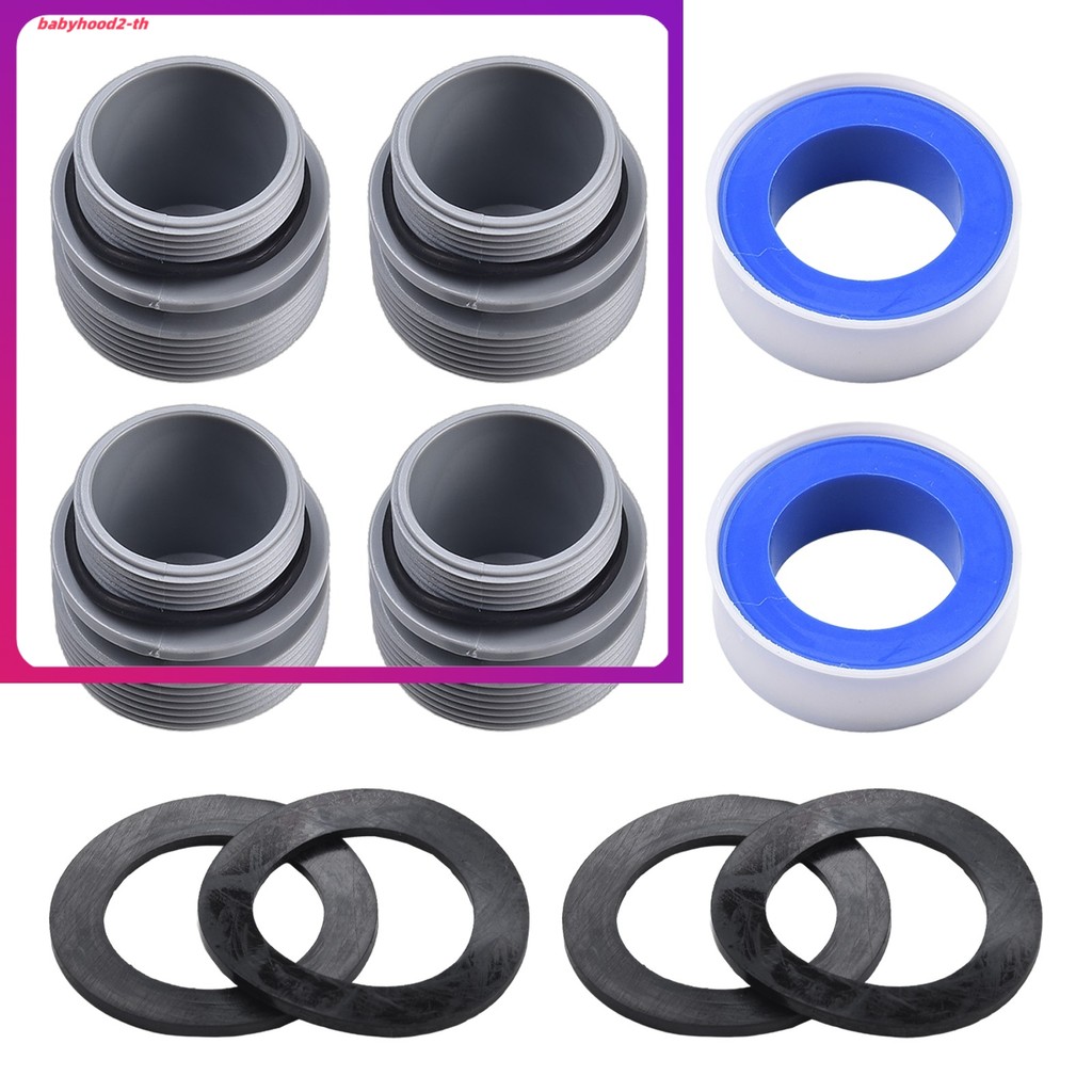 Adapter การเปลี่ยนแปลง Inlet ถึง Outlet สำหรับท่อขนาด 40 มม. กะท่อน้ำเข้าและออก สระว่ายน้ำ Intex