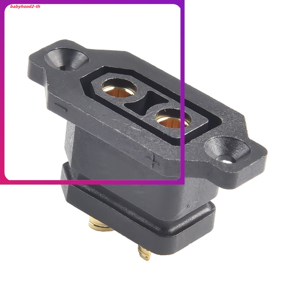 XT90E-F แบตเตอรี่ลิเธียมพอร์ตชาร์จฐานคงที่ขั้วต่อรถยนต์ไฟฟ้า