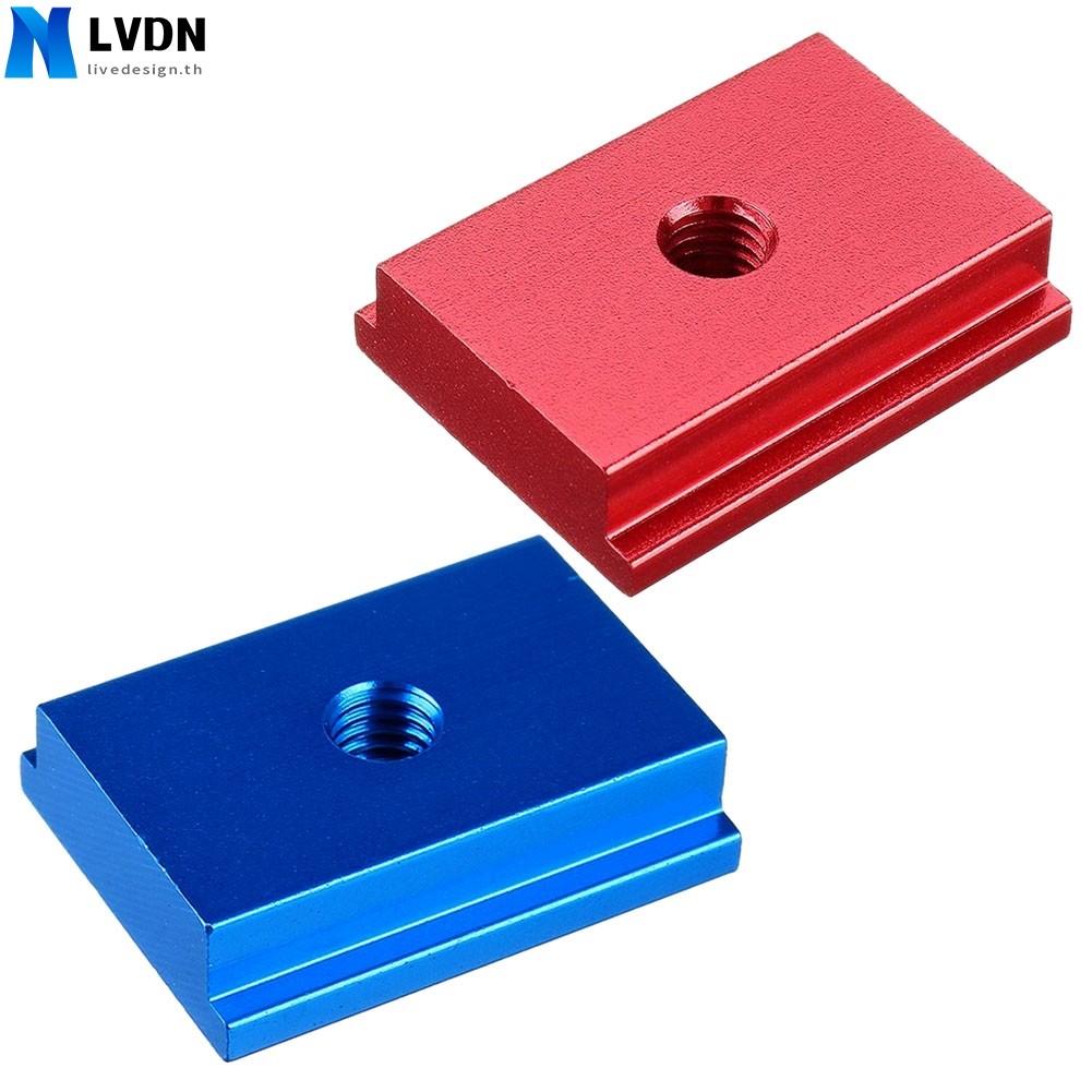 [LVDN] M6 M8 T-track Slider อลูมิเนียมอัลลอยด์สล็อต Nut workbench Router ตาราง Miter Track