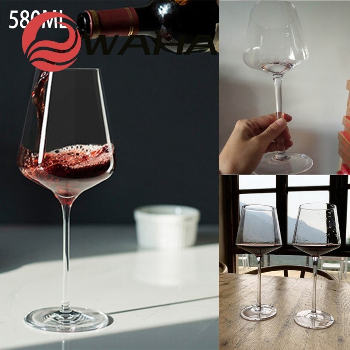 ถ้วยแก้วไวน์พลาสติกซิลิโคนแตกใสพลาสติก Bar Home goblet