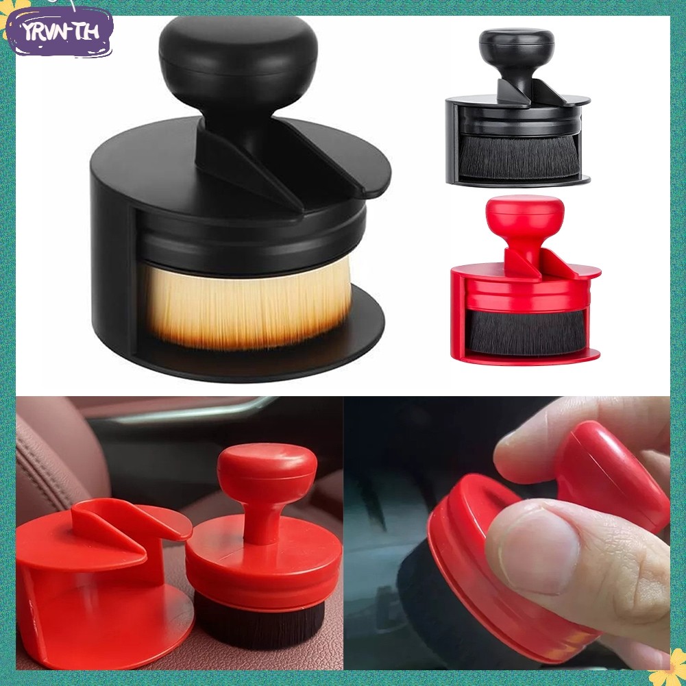[YRVN] Car Tyre Shine Applicator Tyre Shine Brush พร้อมขาตั้งสําหรับน้ํายาทําความสะอาดรายละเอียดอัตโ