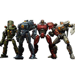 HIPLAY Empire Sky Pacific Rim Set - 4 รุ่น &Gipsy Danger/Crimson Typhoon/Cherno Alpha/Striker Eureka Model Kit