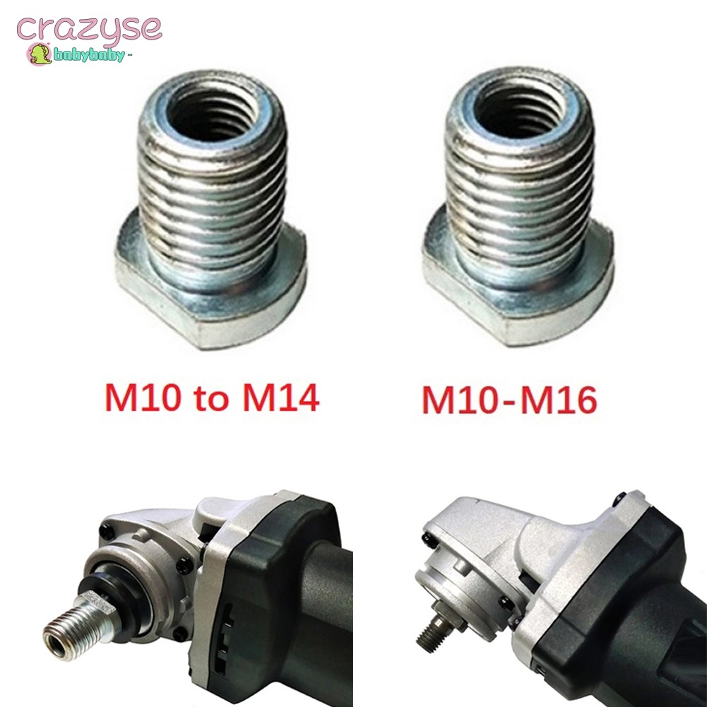 [Cra-Hot] M10 ถึง M14/M16 ขั้วต่อตัวแปลงเกลียวสําหรับอะแดปเตอร์ขัดเครื่องบดมุม❀