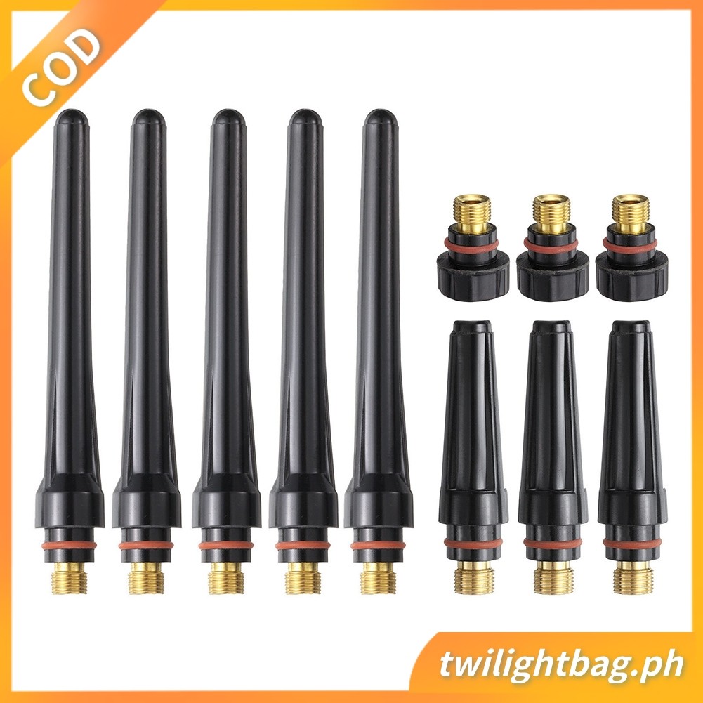 11 ชิ้นสําหรับ TIG หมวกด้านหลัง 57Y02 57Y03 57Y04 Fit ไฟฉายเชื่อม WP-17 WP-18 WP-26