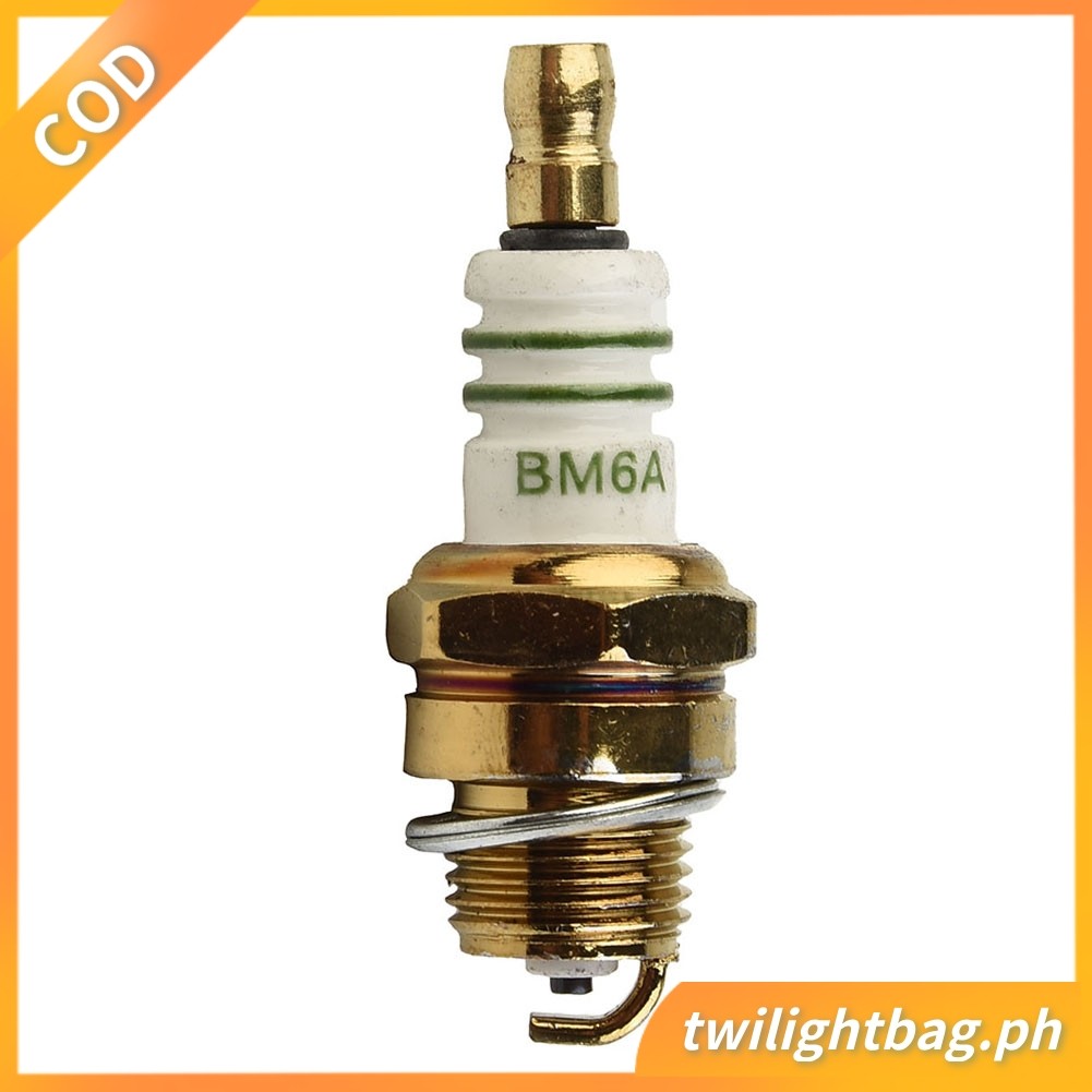 1pcs BM6A Spark Plug Glow Plug สําหรับ Chainsaw เครื่องตัดหญ้า Strimmer M7/L7T/CJ8/1560