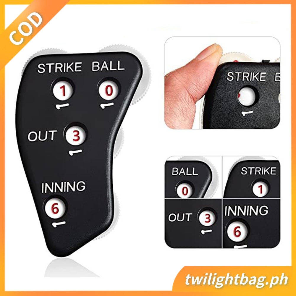 4 ล้อเบสบอล Umpire ตัวบ่งชี้ Umpire Clicker Strike Clicker สําหรับซอฟต์บอล