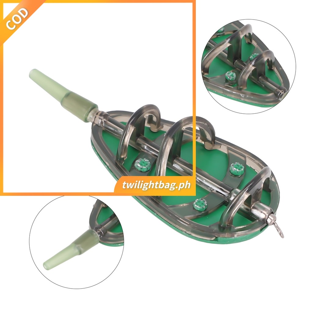 20 ~ 100g Inline Method Feeder หรือ Mould สําหรับปลาคาร์พตกปลา Tackle เครื่องมือวิธี Feeder