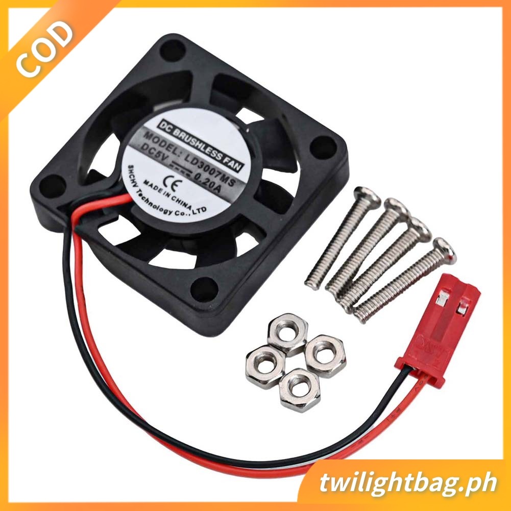พัดลมระบายความร้อน 5V 3007 สําหรับ Raspberry Pi 4, Pi 3 B+, Pi 3 B, Pi 2, Pi B+,Pi สําหรับ Zero