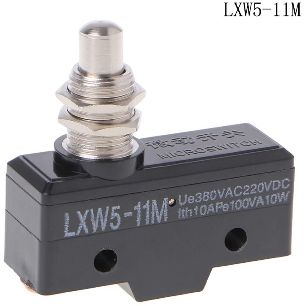 AC 380V DC 220V 10A Push Plunger Actuated Momentary Limit Switch LXW5-11M