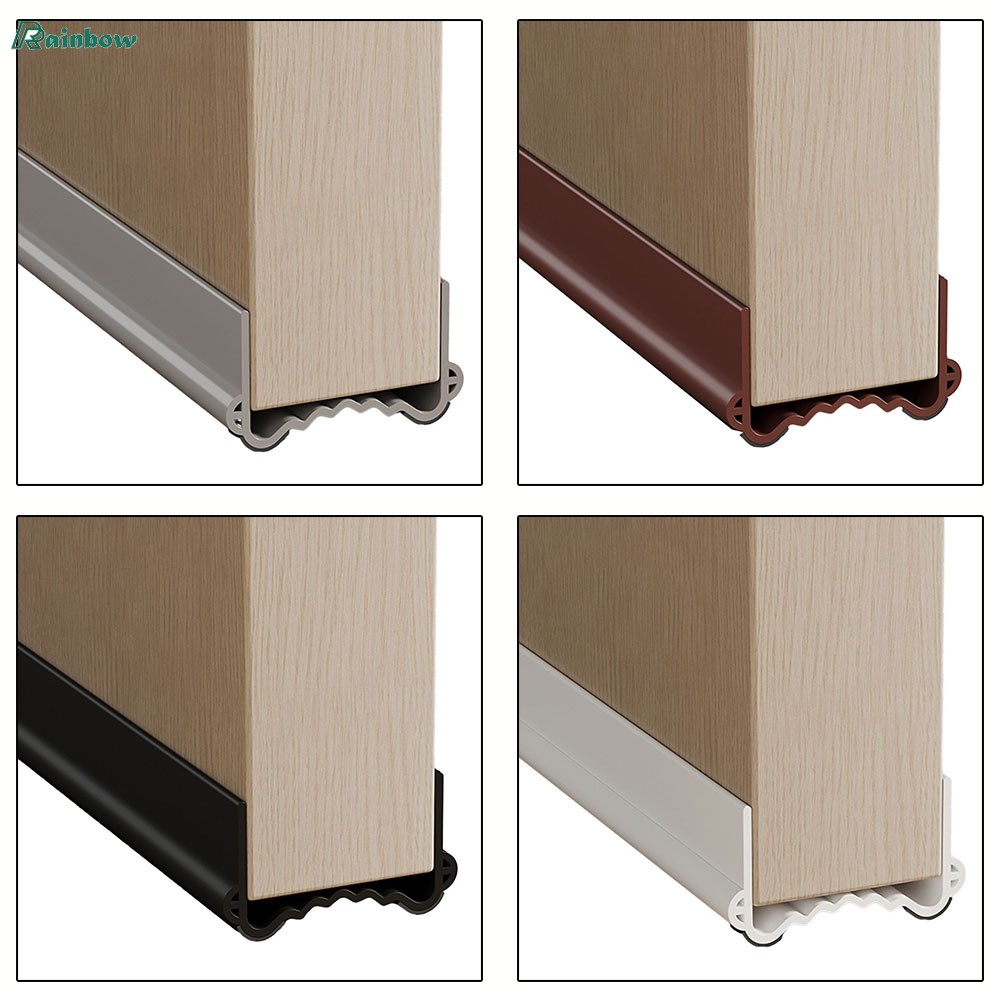 [ลดล้างสต็อก] Wave Bottom Door Draft Stopper Weather Strip Noise Blocker Soundproof Door Sweep