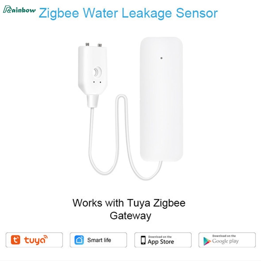 [Clearance ส่วนลด] เครื่องตรวจจับน้ํา Overflow Leak Alarm สําหรับ Tuya Zigbe Water Alarm Water Senso