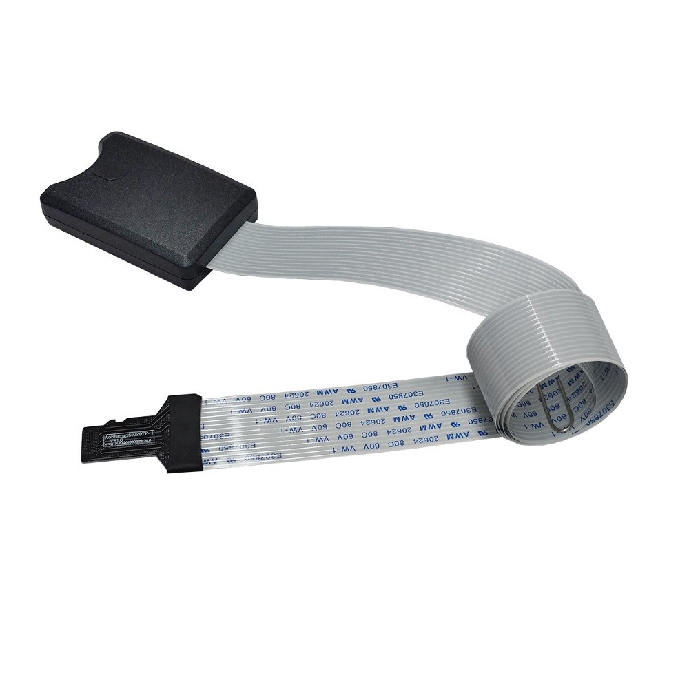 สายเคเบิลต่อขยายการ์ด Micro SD 1 x อะแดปเตอร์ TF เป็น SD TF2SD ตัวขยายแบบยืดหยุ่น 48 ซม.