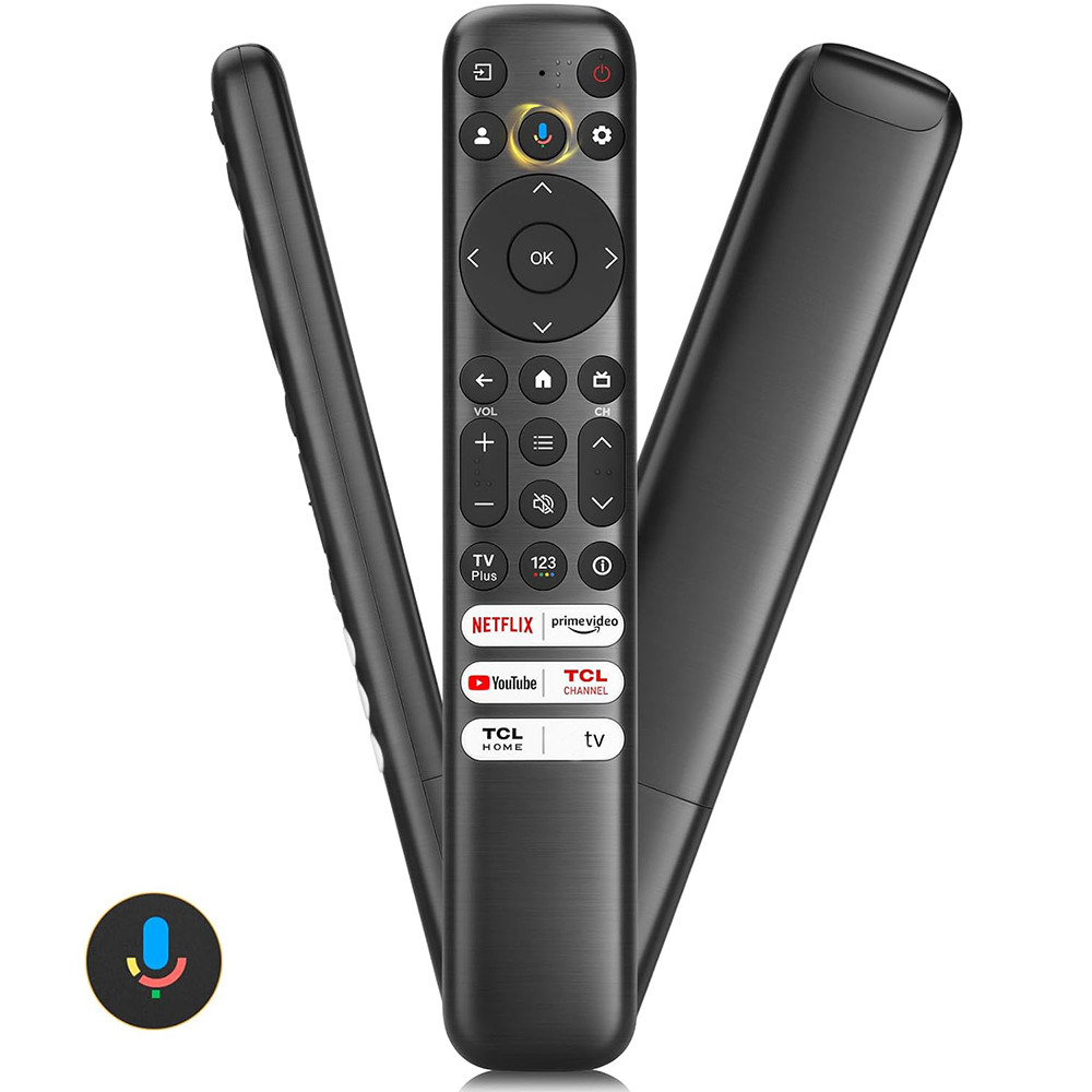 1 x เปลี่ยน RC813 เสียงรีโมทคอนโทรลสําหรับ TCL Google TV Q6/Q7/ Q6/QM8/S3/S4