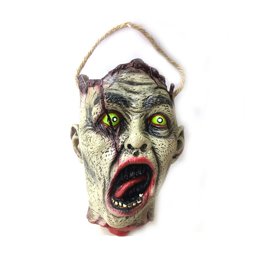 คุณภาพสูงฮาโลวีน Zombie Head Candy Tote กระเป๋าสําหรับ Party Supplies Party Favor