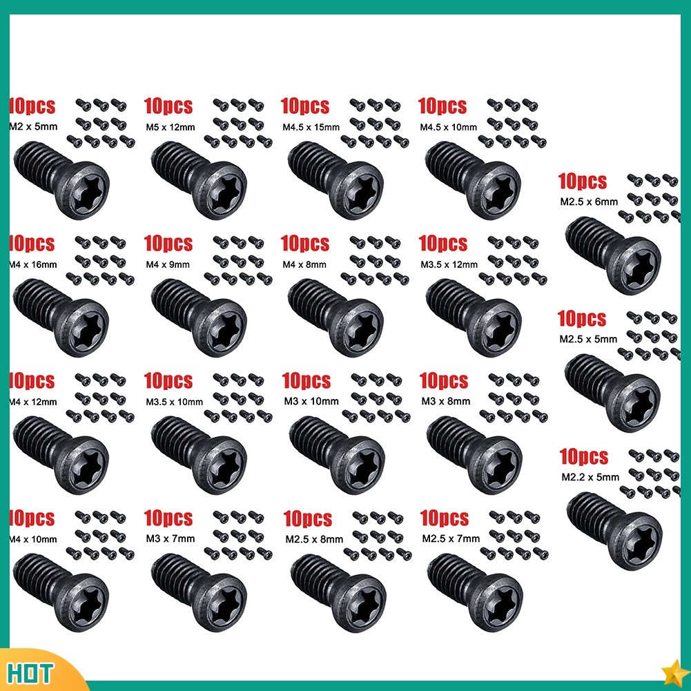 In Stock M2 M2.5 สําหรับ M3 สําหรับ M3.5 M5 Torx สกรูสําหรับเปลี่ยนใบมีดคาร์ไบด์ CNC เครื่องกลึงเครื