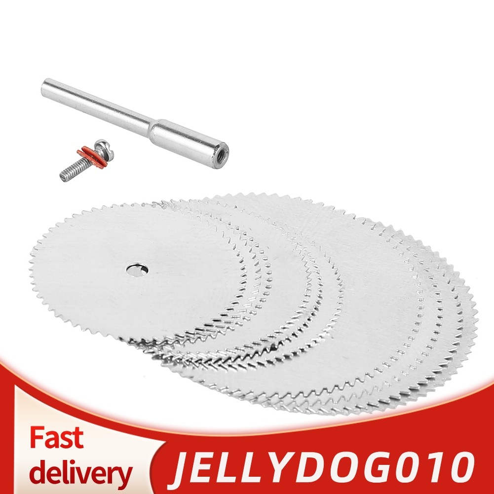 [JELLY FAST]11 ชิ้น Mini Circular Saw Blade แผ่นตัดบดไฟฟ้าสําหรับเครื่องมือโรตารี่