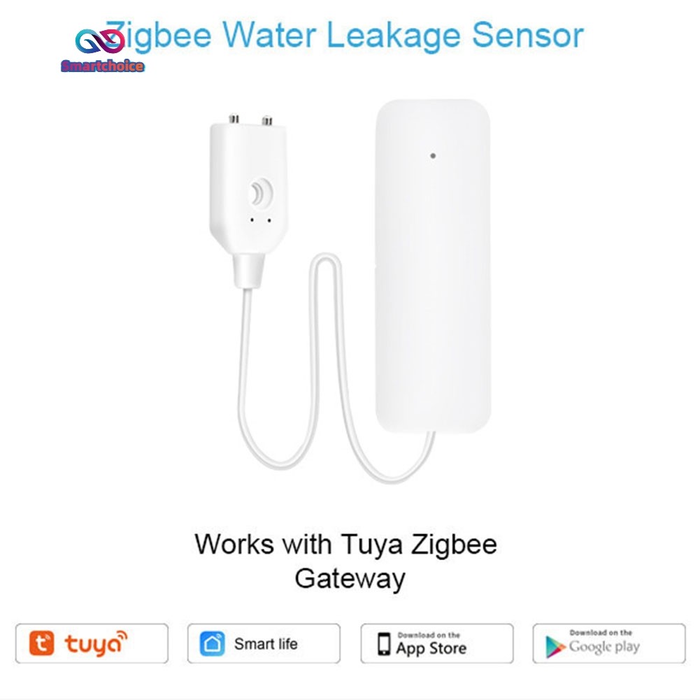 [โปรโมชั่นใหญ่] เครื่องตรวจจับน้ํา Overflow Leak Alarm, สําหรับ Tuya Zigbe Water Alarm Water Sensor❀