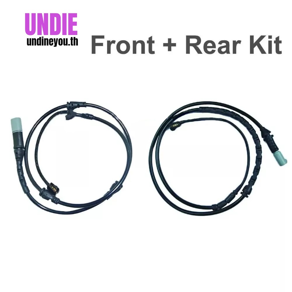 ชุด 2 ชิ้นด้านหน้า + ด้านหลังเบรค Pad Wear Sensor Kit สําหรับ BMW E70 E71 X6