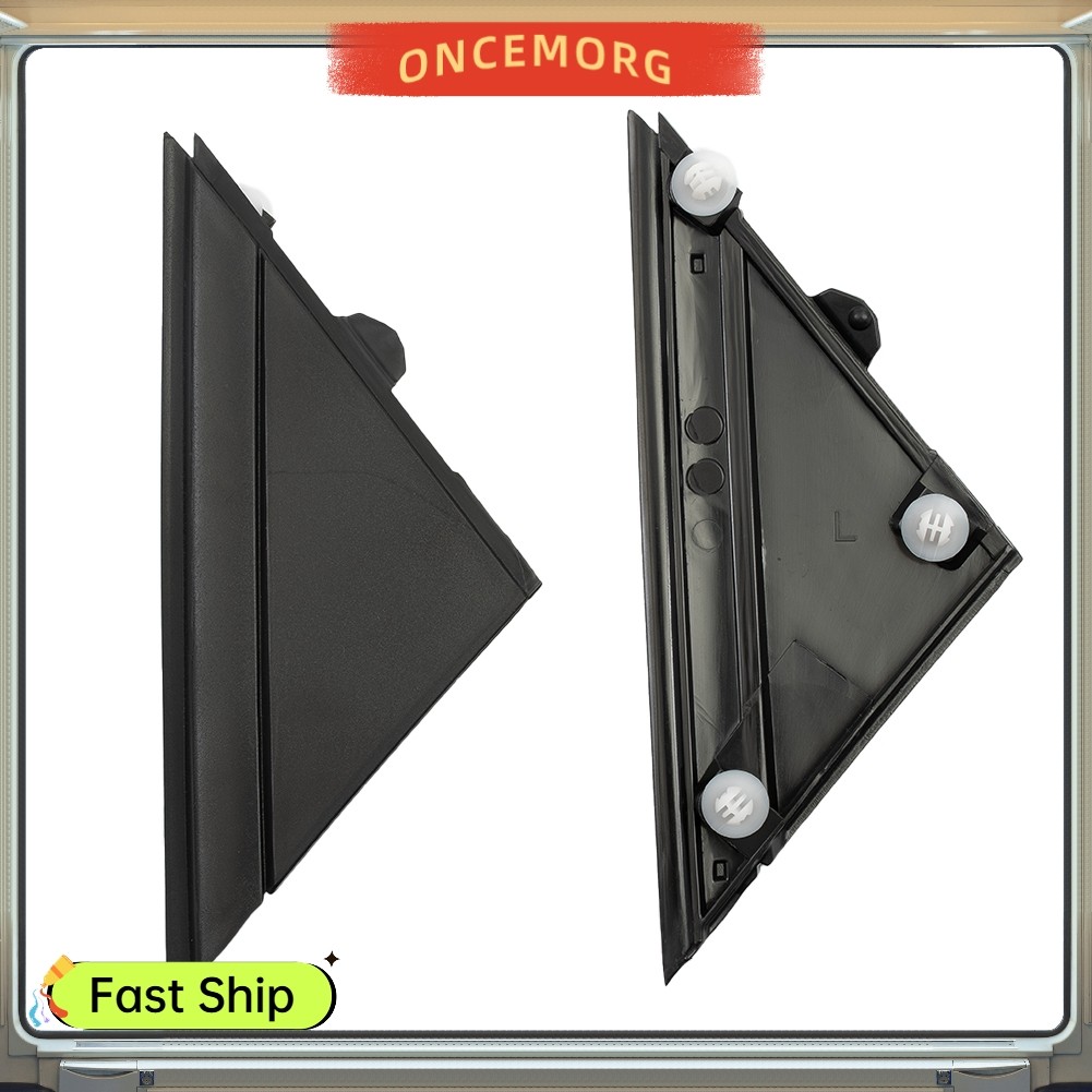 JAKO HOTMatte Black LH & RH กระจกประตูธงฝาครอบ Moldings สําหรับ Fiat 500 12-19 1SJ85KX7AA