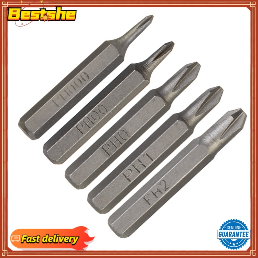 [bestshe] H428mm Cross ดอกไขควง PH0000 PH000 PH00 PH0 PH1 PH2 4mm Hex Shank