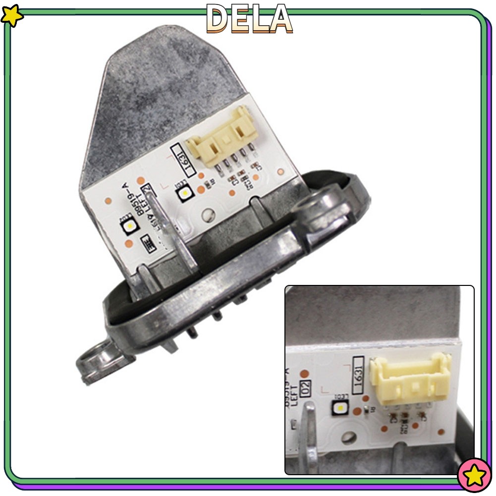 DELA HOT สําหรับ BMW สําหรับ X1 F48 ไฟหน้า LED ซ้ายสําหรับ DRL โมดูลไฟวิ่งกลางวัน 63117428791