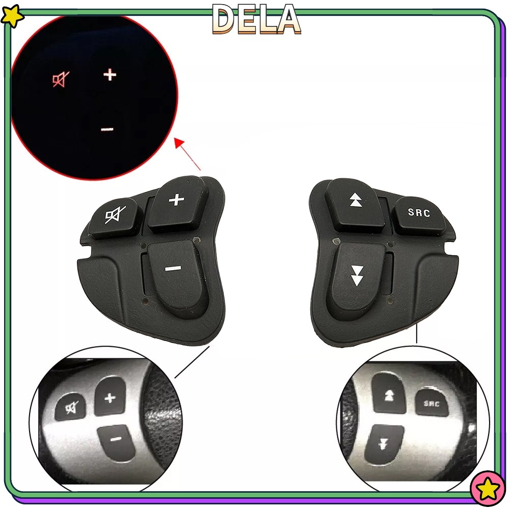 DELA HOTFor Alfa 147 156 166 สําหรับ GT Multi Function พวงมาลัยปุ่มเสียง