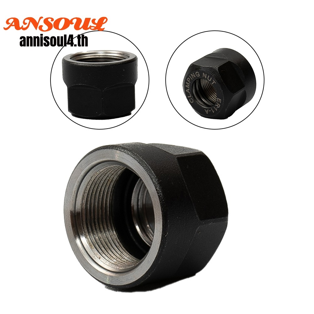 ER11 A Type Collet Clamping Nut สําหรับเครื่องกลึงหัวกัด ER Collet CNC Chuck