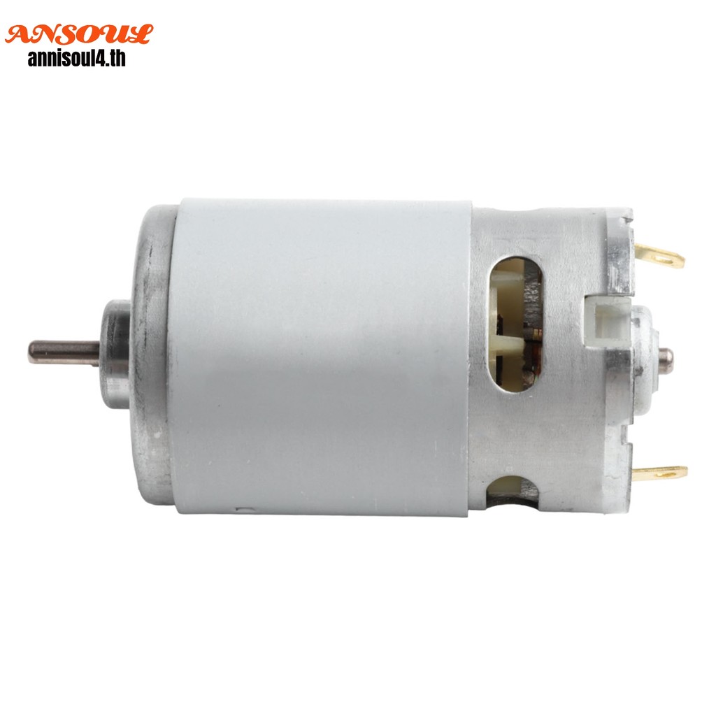 RS550 Motor 20V Electric D-Shaped Shaft Motor สําหรับเครื่องซักผ้ารถยนต์ Etc