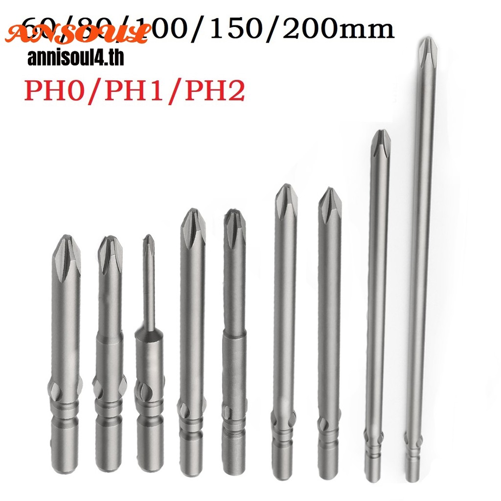 60-200 มม. PH0 PH1 PH2 802 ไขควงไฟฟ้าไขว้ Bit Magnetic ImpactDriver