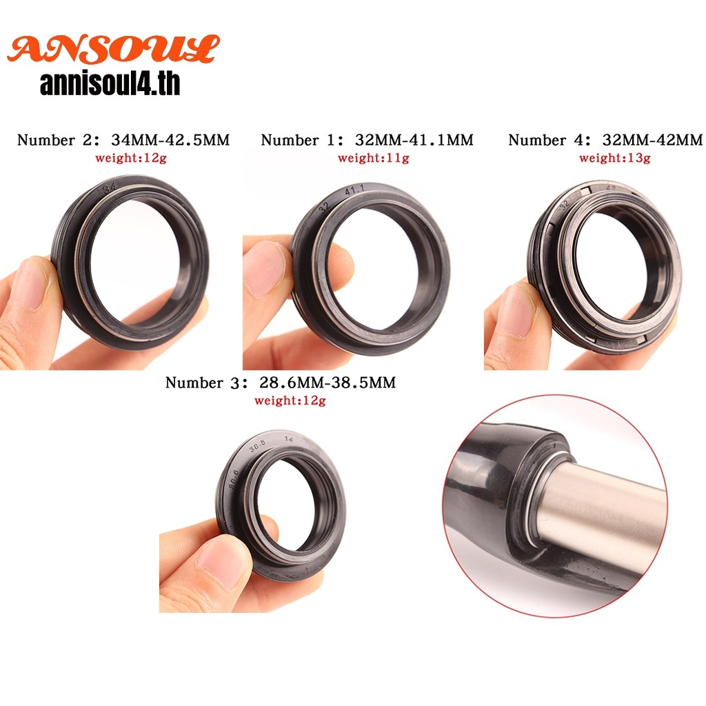 น้ำมันซิลิโคนป้องกันฝุ่นสำหรับสปริงหน้าจักรยาน FOX, RockShox และ XFusion