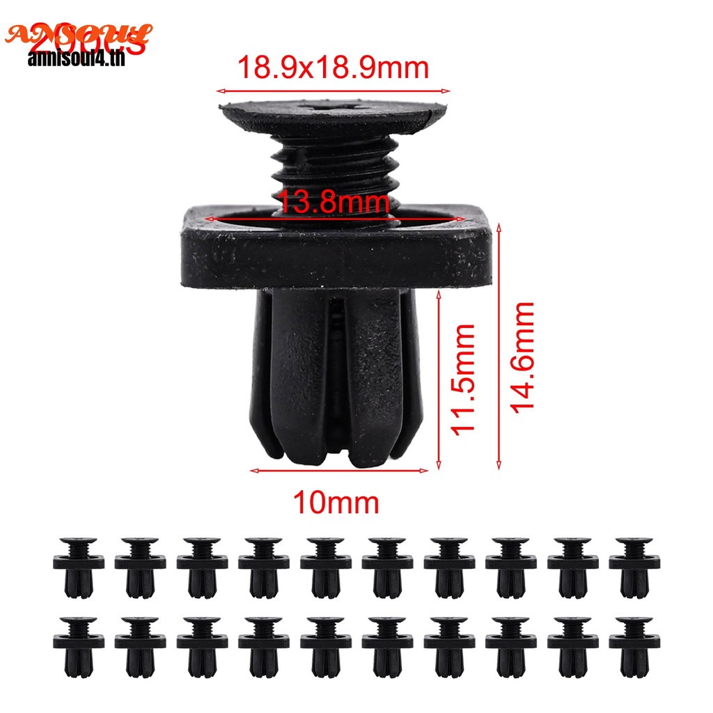 20x Mudguard คลิป 9514-TG1-T01 สําหรับ Honda สําหรับ HRV สําหรับ Accord สําหรับ Odyssey สําหรับ CRV