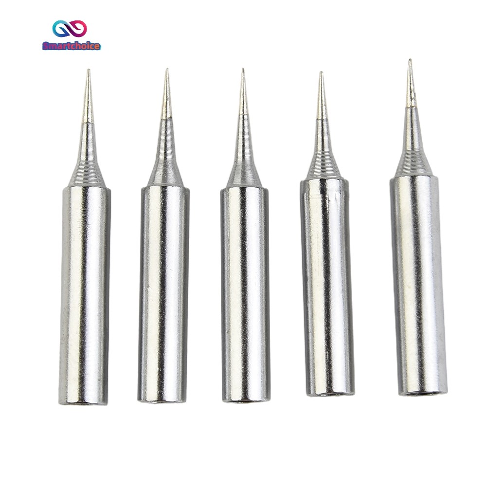 5 ชิ้นตะกั่วฟรีเปลี่ยนเครื่องมือบัดกรีบัดกรีเหล็กเคล็ดลับหัว 900m-TI 936 737