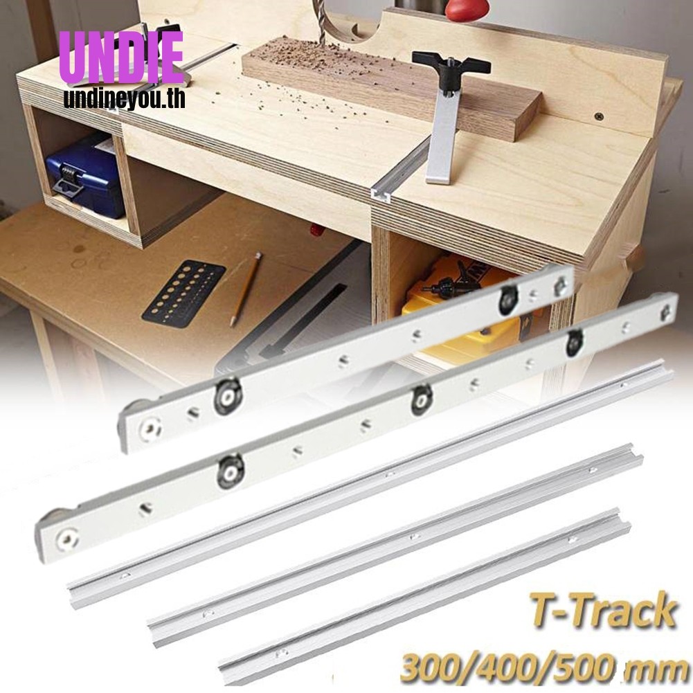 อลูมิเนียมอัลลอยด์ T-tracks Slot Miter Track และ Miter Bar Slider Table Saw Miter