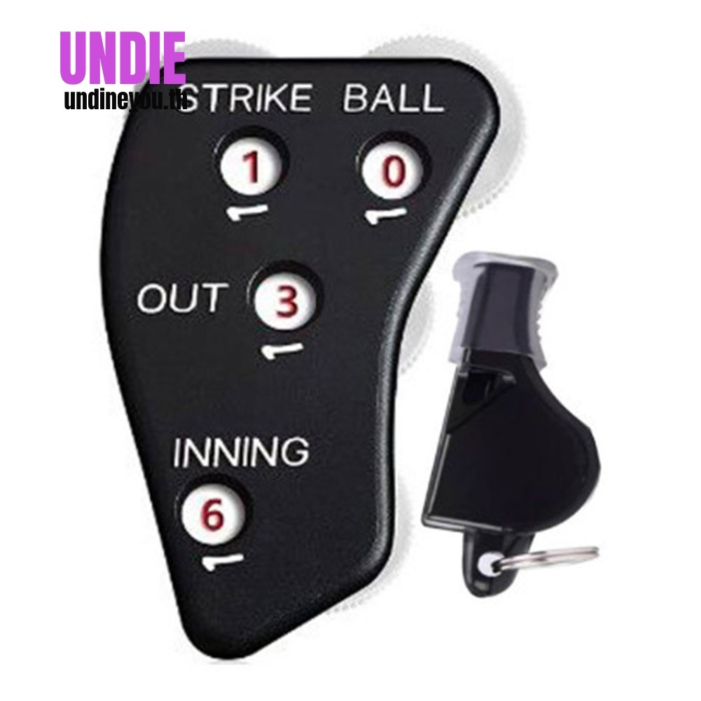 4 ล้อเบสบอล Umpire ตัวบ่งชี้ Umpire Clicker Strike Clicker สําหรับซอฟต์บอล