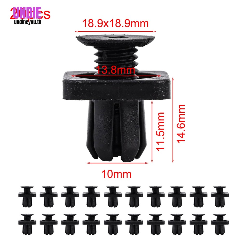 20x Mudguard คลิป 9514-TG1-T01 สําหรับ Honda สําหรับ HRV สําหรับ Accord สําหรับ Odyssey สําหรับ CRV