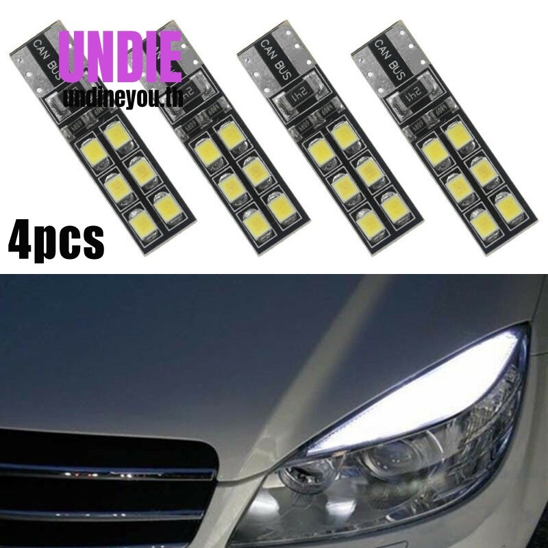 หลอดไฟเปลือกตาคิ้วฟรีข้อผิดพลาด 4x สําหรับ LED Mercedes-Benz W204 C300 C350