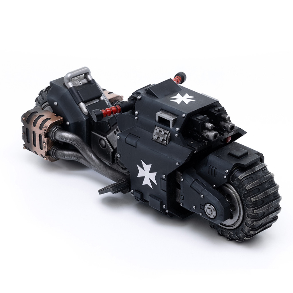 HIPLAY JOYTOY Warhammer Space Marines Ultramarines Outriders/Black Templars Outriders 1/18 รูป - รูปที่ 4