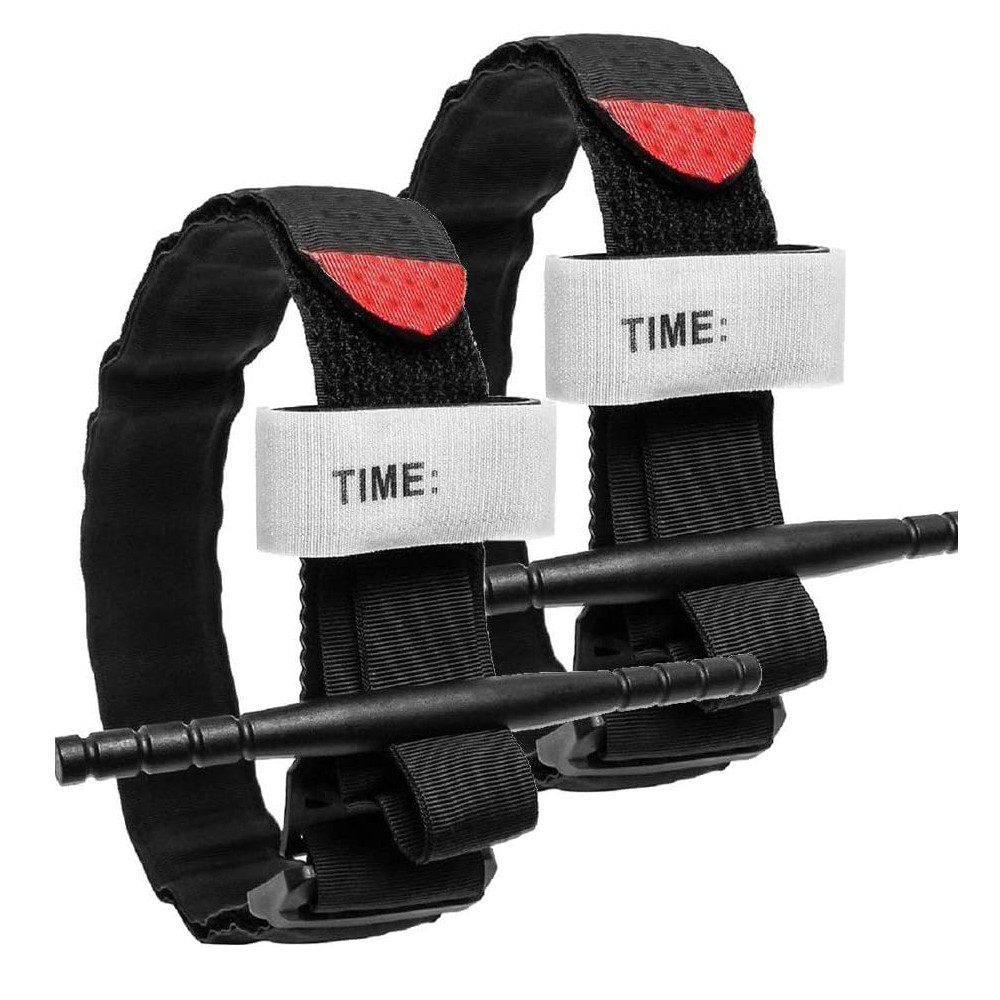 2 ชิ้น Tourniquets สําหรับทหารยุทธวิธี First Aid Medical Battle Tourniquets