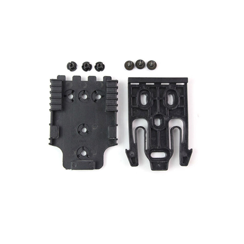 1 ชุด Quick Lock System Kit พร้อมฐานอะแดปเตอร์ Qls19 & Qls22 หัวเข็มขัดแบบปลดเร็ว