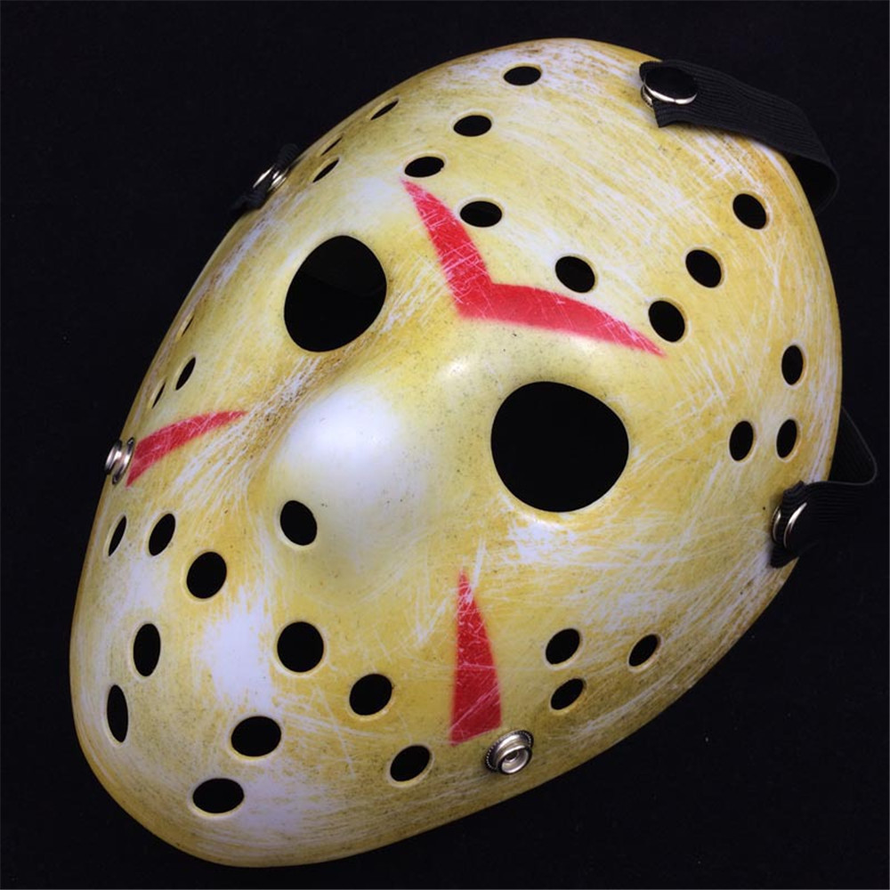 วันศุกร์ 13Th Jason Voorhees Hockey Mask ฮาโลวีนเครื่องแต่งกายปาร์ตี้สยองขวัญ Prop