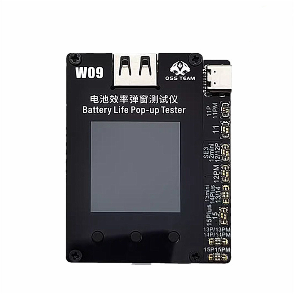 ใหม่ W09 Pro V3 Battery Life Pop-up Tester สําหรับ iPhone 11 12 13 14 15 Series