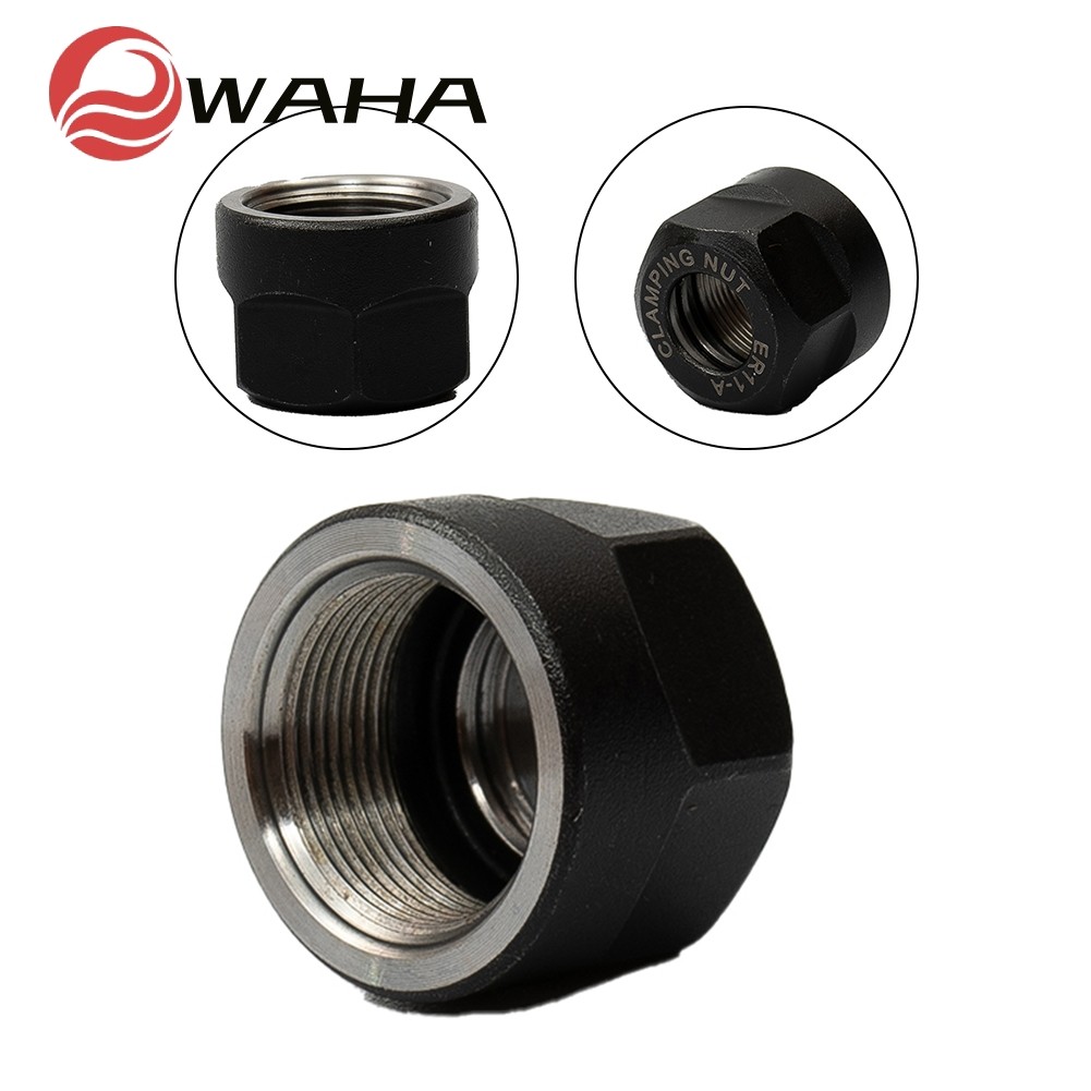 ⭐สต็อกพร้อม⭐ER11 A Type Collet Clamping Nut สําหรับเครื่องกลึงหัวกัด ER Collet CNC Chuck