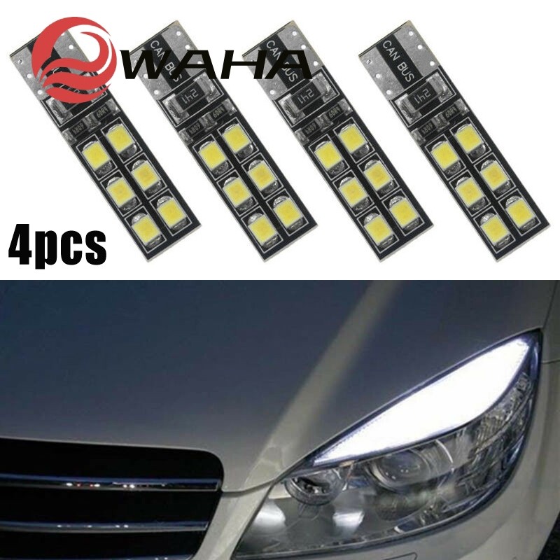 ⭐สต็อกพร้อม⭐หลอดไฟเปลือกตาคิ้วฟรีข้อผิดพลาด 4x สําหรับ LED Mercedes-Benz W204 C300 C350