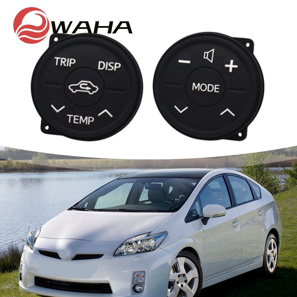 ⭐สต็อกพร้อม⭐ปุ่มควบคุมพวงมาลัยสําหรับ Toyota สําหรับ Prius 30 XW30 Earlier Stage