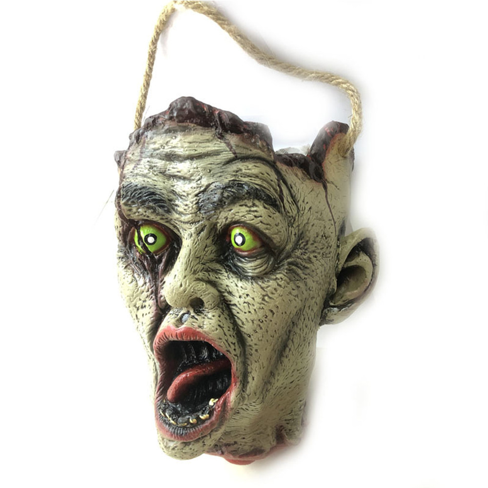 คุณภาพสูงฮาโลวีน Zombie Head Candy Tote กระเป๋าสําหรับ Party Supplies Party Favor