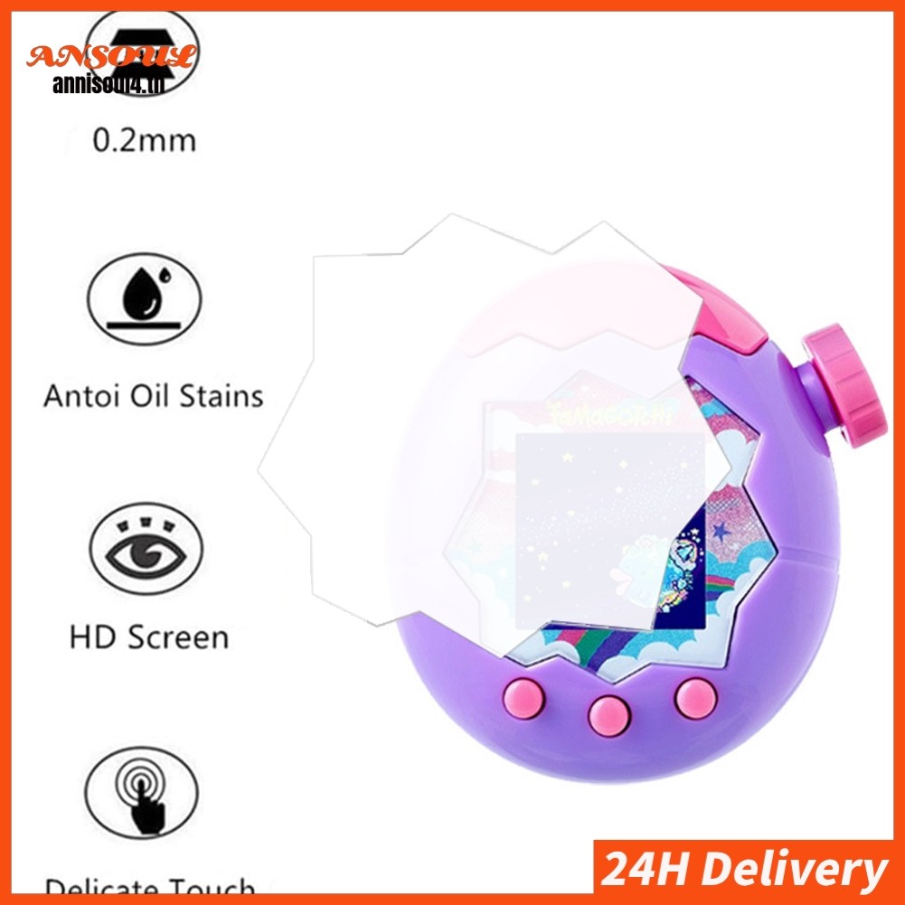 จัดส่งที่รวดเร็ว⚡ฟิล์มกันรอยหน้าจอฟิล์มใสสีขาวสําหรับ Tamagotchi Paradise - Full Coverage